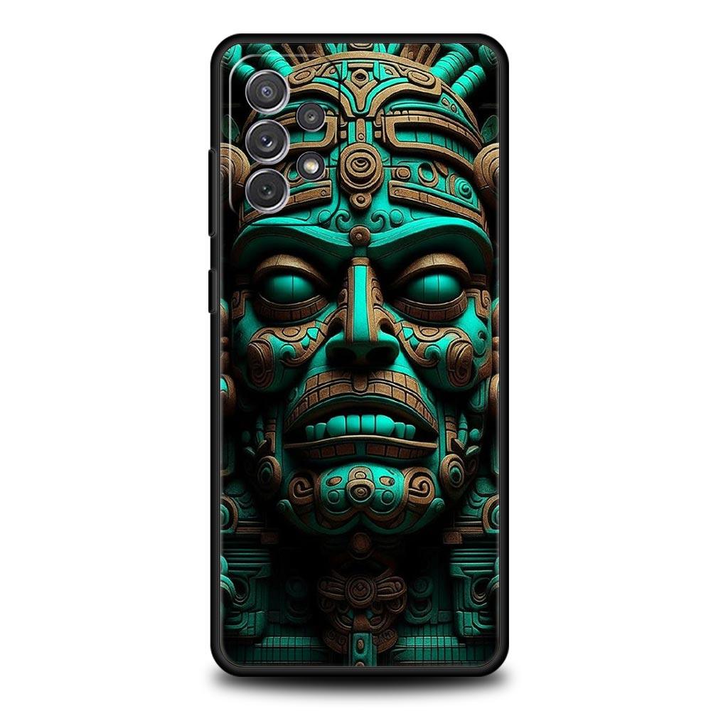 

Vintage Totem Painting Phone Case for Samsung Galaxy A55 A35 A17 A07 A15 A13 A25 A51 A71 A72 A73 A32 A52 A52S A41 Soft TPU Shell Samsung A17