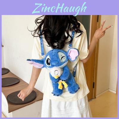 Stitch Angel Niedlicher Plüschrucksack Mit Cartoon-Design Für Den Täglichen Gebrauch