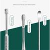 Stainless Steel Ear Picker Set Portable For Ear Puller Multi-Functional Ear Cleaning Safe Material Non-Slip Handle