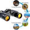 60x60 Compact Binoculars for Adult with Low Light Vision,BAK4 Prism FMC Lens HD Professional Waterproof,High Powered Easy Focus,for Bird