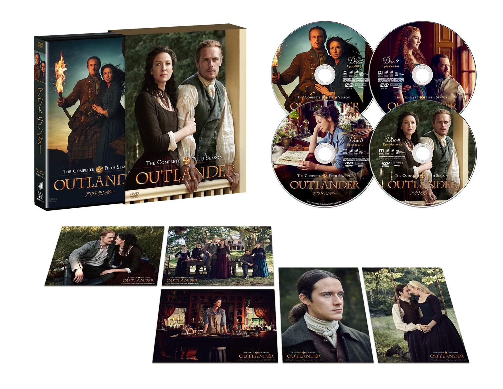 

Outlander Season 5 DVD Complete Box Press Limited 5 Official (First Edition) (Includes Wide-Size Photos)