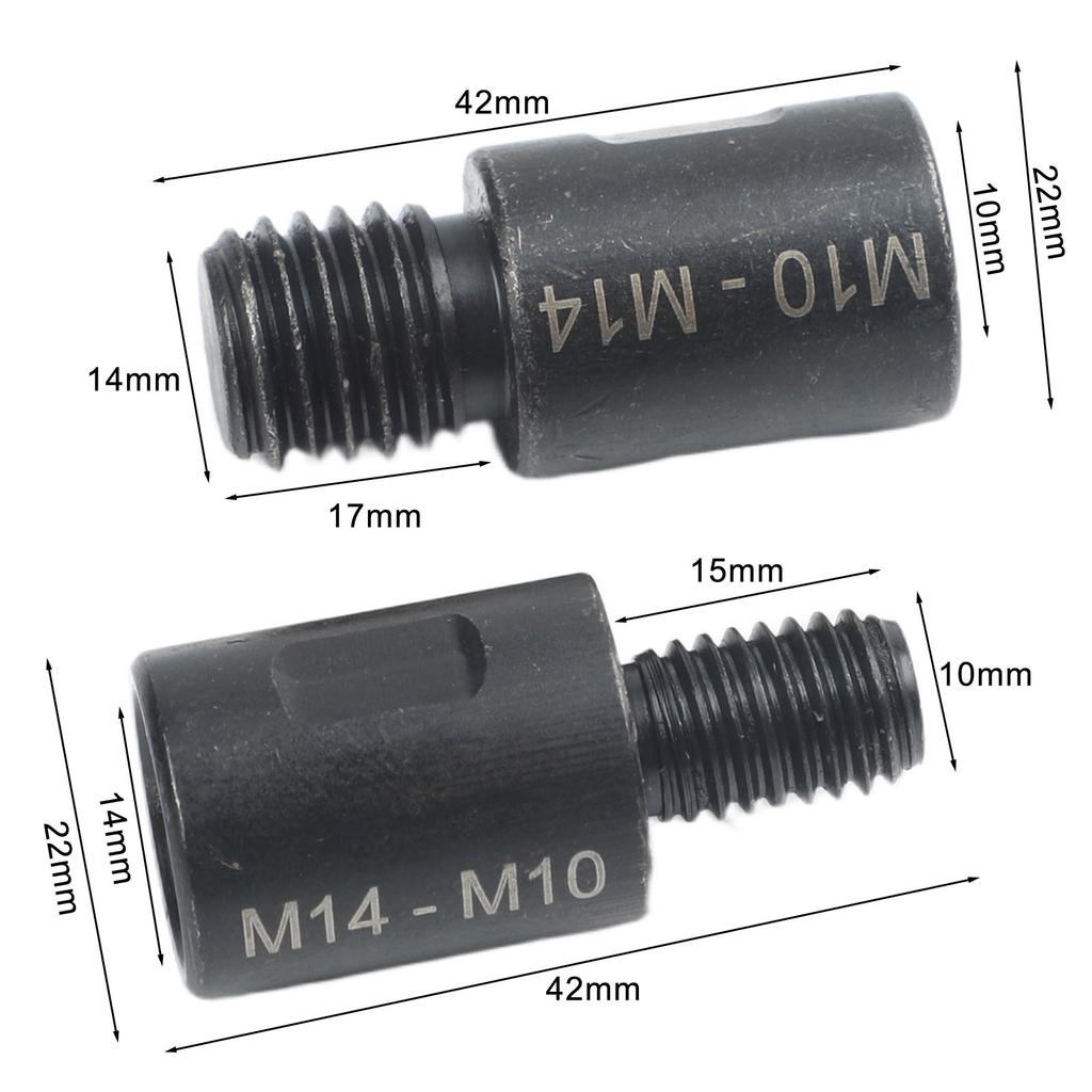 Thread Converter Grinder Adapter For Polishing Steel Construction Metal Material Thread Conversion Easy Installation