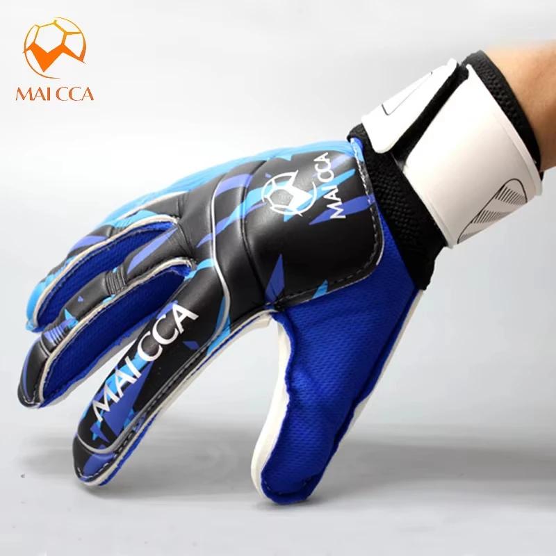 Professional Goalkeeper Gloves Strong Finger Protection Soccer Goalie Gloves Thickened Latex Strong Finger Save Protection