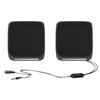 1 Pair of Portable Mini Speakers for Desktops and USB Compact PC Speakers with 3D Surround Sound Laptops, Powered,