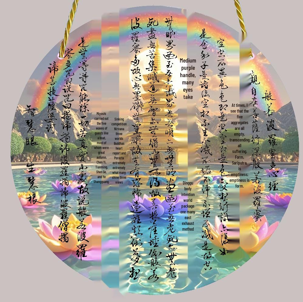 Round Acrylic Disc Eye Wall Decoration with Iron Art - Exclusive Home Craft Gift