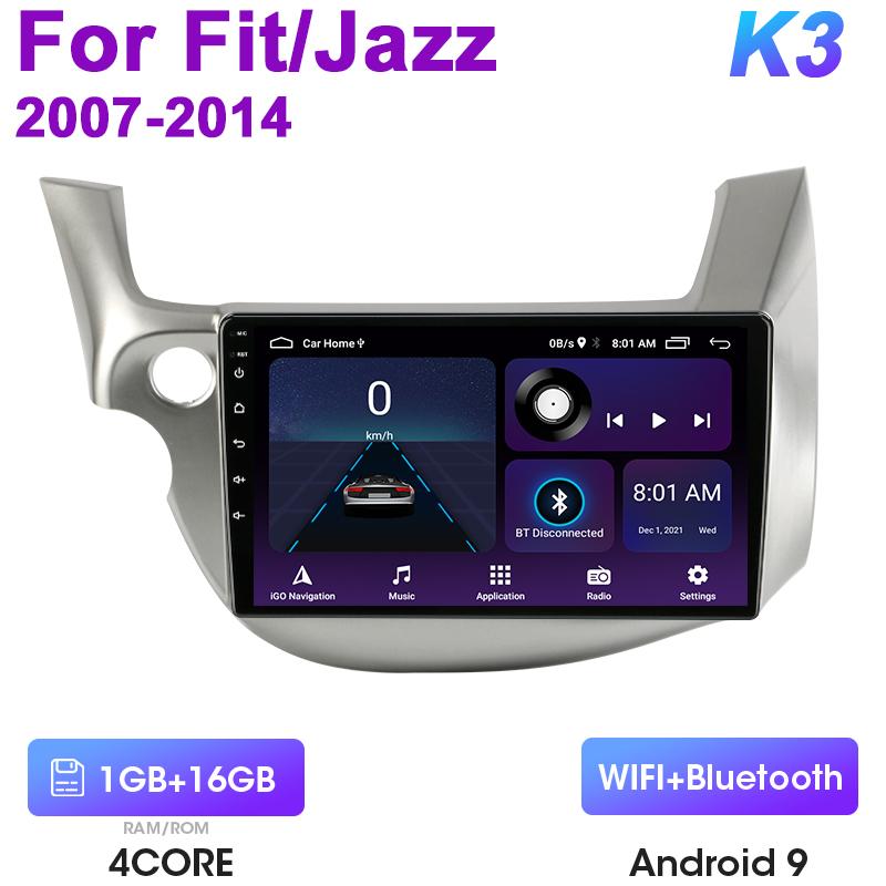 

2 Din Android 12 автомобильный радиоприемник для Honda FIT JAZZ 2007 - 2014 Мультимедиа Видео Плеер Навигация GPS Стерео Carplay Авто 4G RDS DVD
