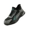 Men's Lightweight Steel Toe Safety Shoes - Anti-Smash, Anti-Puncture, Non-Slip, Wear-Resistant for Construction Sites.