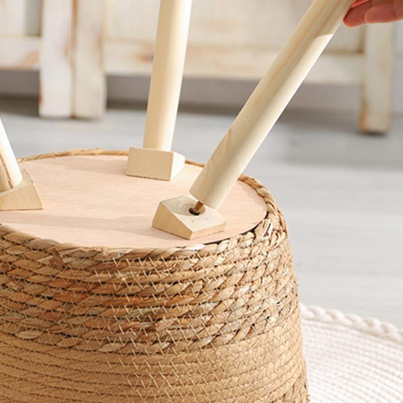 Flowerpots for Plant Floor Planter Stand Wooden Basket Home Flower Shelf Rack Indoor Outdoor Garden Farmhouses Decorations