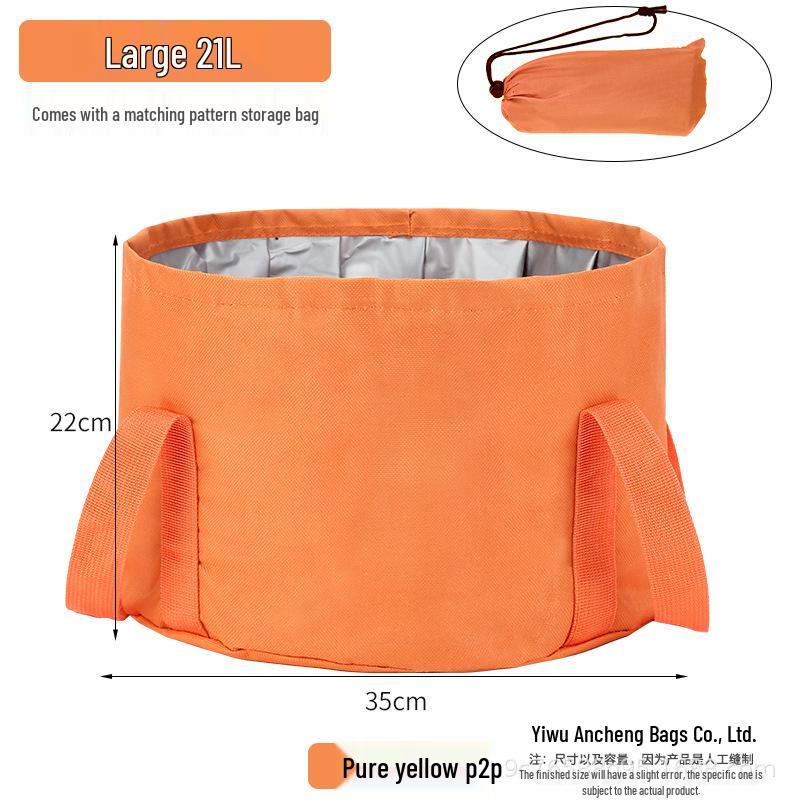 Portable Foldable Foot Bath with Insulated, Multifunctional Foot Soak Bag for Travel and Dormitory Use
