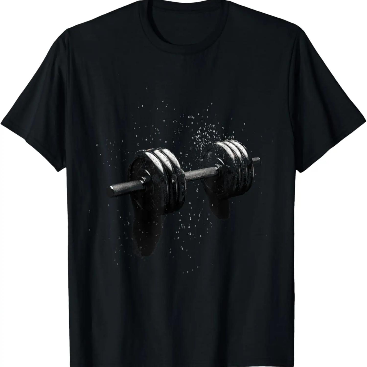 

Dumbbell 3D Vector T-Shirt XXXXXL чёрный
