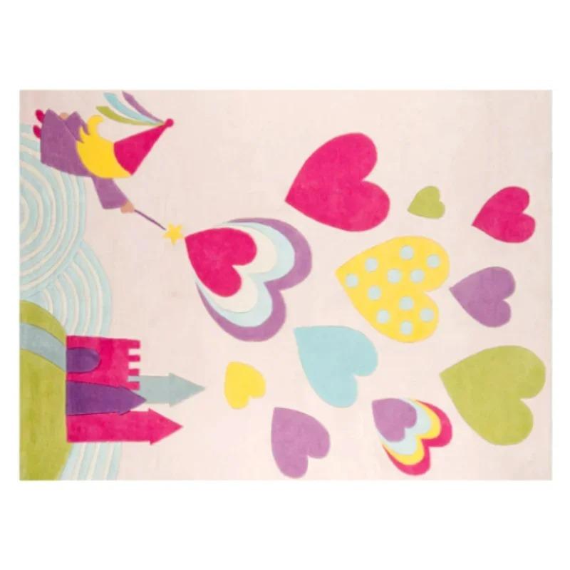 Cute Cartoon Baby Crawling Mat Rectangle Home Carpet for Living Room Bedroom Decor Non Slip Rug Indoor Outdoor Decorative Rugs