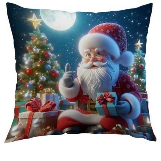 

Рождественская наволочка Домашнее украшение Анимированная печатная полиэстеровая наволочка для подушки Диван Новая подушка 45*45cm