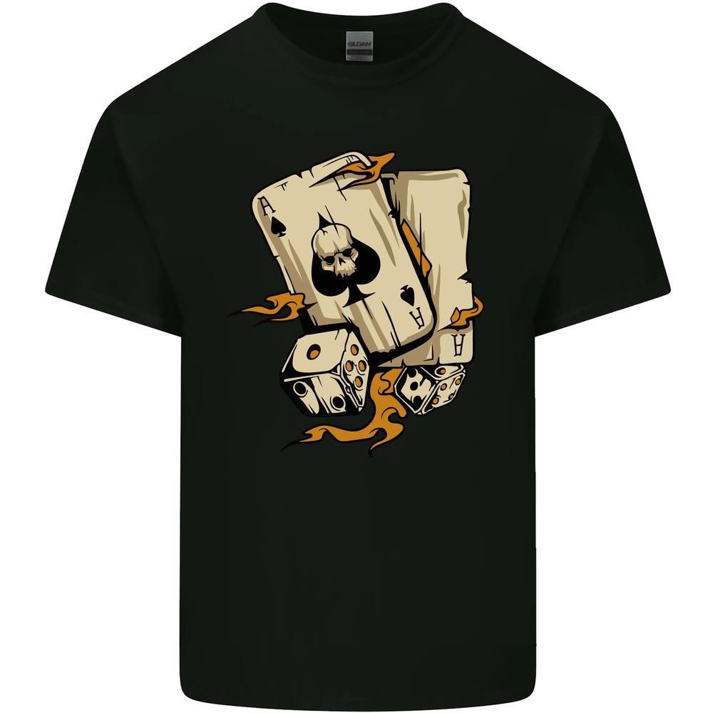 Skull Ace of Spades Heavy Metal Rock Music Unisexs Cotton TShirt Tee Top S