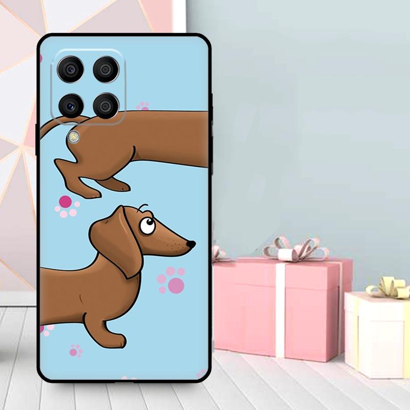 Cute Dachshunds Case For Samsung Galaxy M56 M52 M32 M53 M16 M11 M21 M31 M35 M12 M13 M14 M15 M36 M55 M34 M54