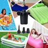 75W Electric Air Pump Inflator Rechargeable Inflator and Deflate Compressor for PVC Mattress Swimming Pool