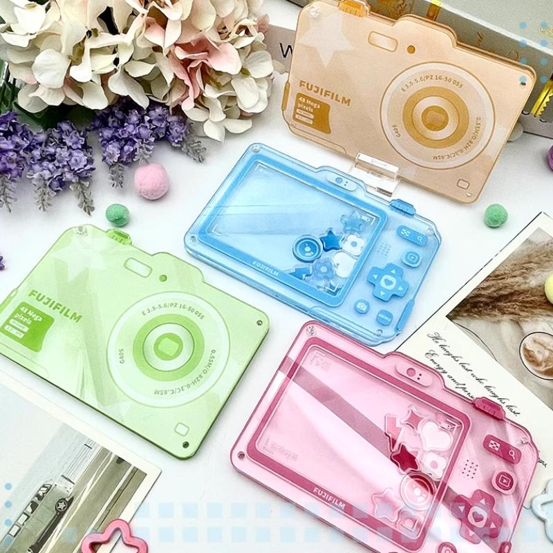 Vintage Kamera Serie Acryl Fotorahmen 3 Zoll Kartenhalter für Anime Fotokarte Aufsteller Originaldesign Kreative Geschenke