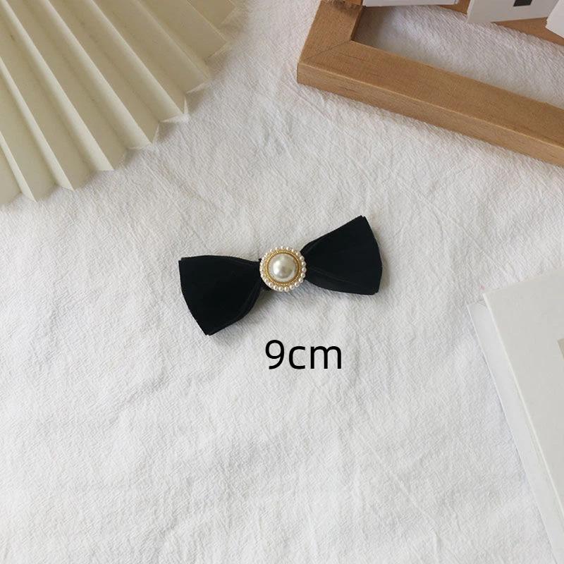 

Black Velvet Bow Brooch Shirt Sweater Decoration Autumn Winter Accessories Women S Fashion Accessories A1