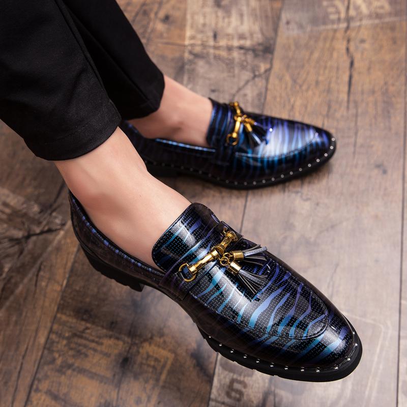Fashion Men Tassel Loafers Mens Loafers Leather Man Shoes Leather Tassel Mocassin Homme Calzado Hombre Zapatos De Hombre Men Shoes