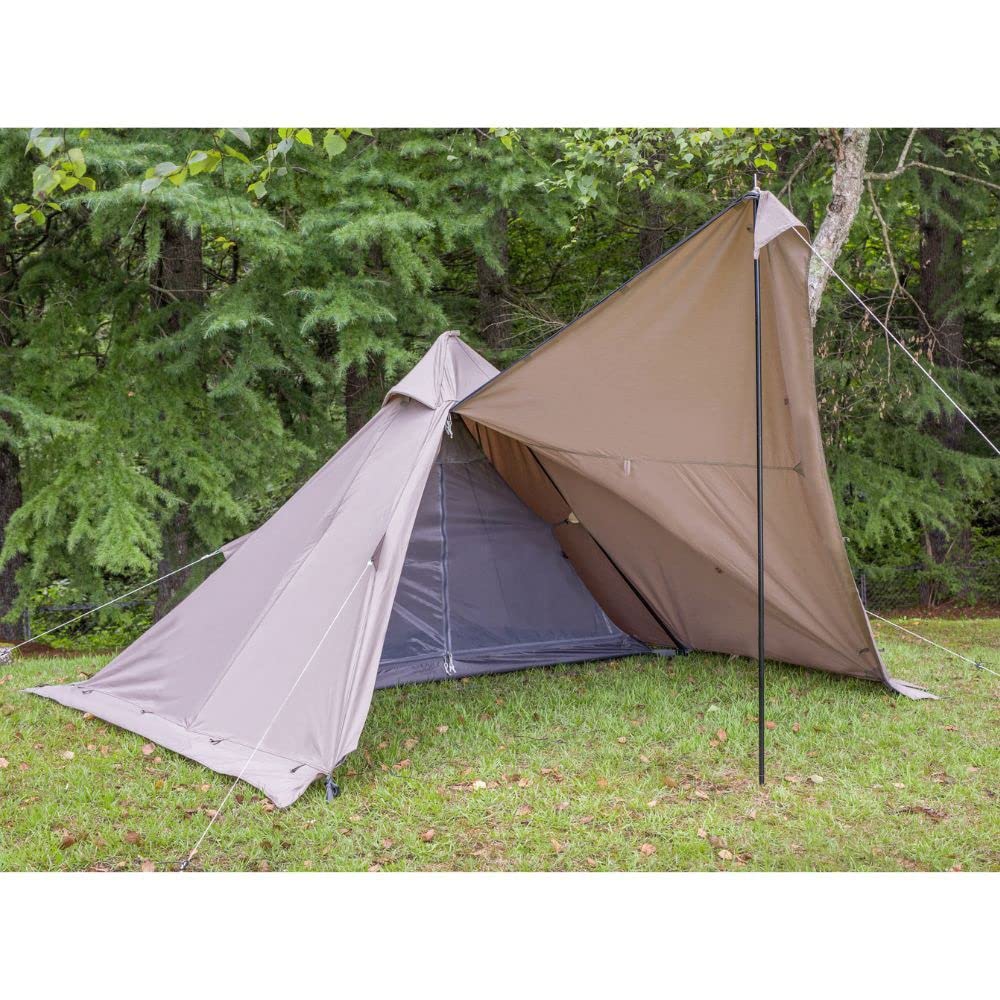 Whole Earth EARTH PYNOMAD Tent for 1 to 2 people WE2LDA11 BEG Solo Touring One Pole Tent TC Material Only one item per person (BeigeFF)