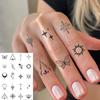 Love Digital Panda Smiley Face Cat Claw Finger Small Picture Disposable Temporary Tattoo Sticker