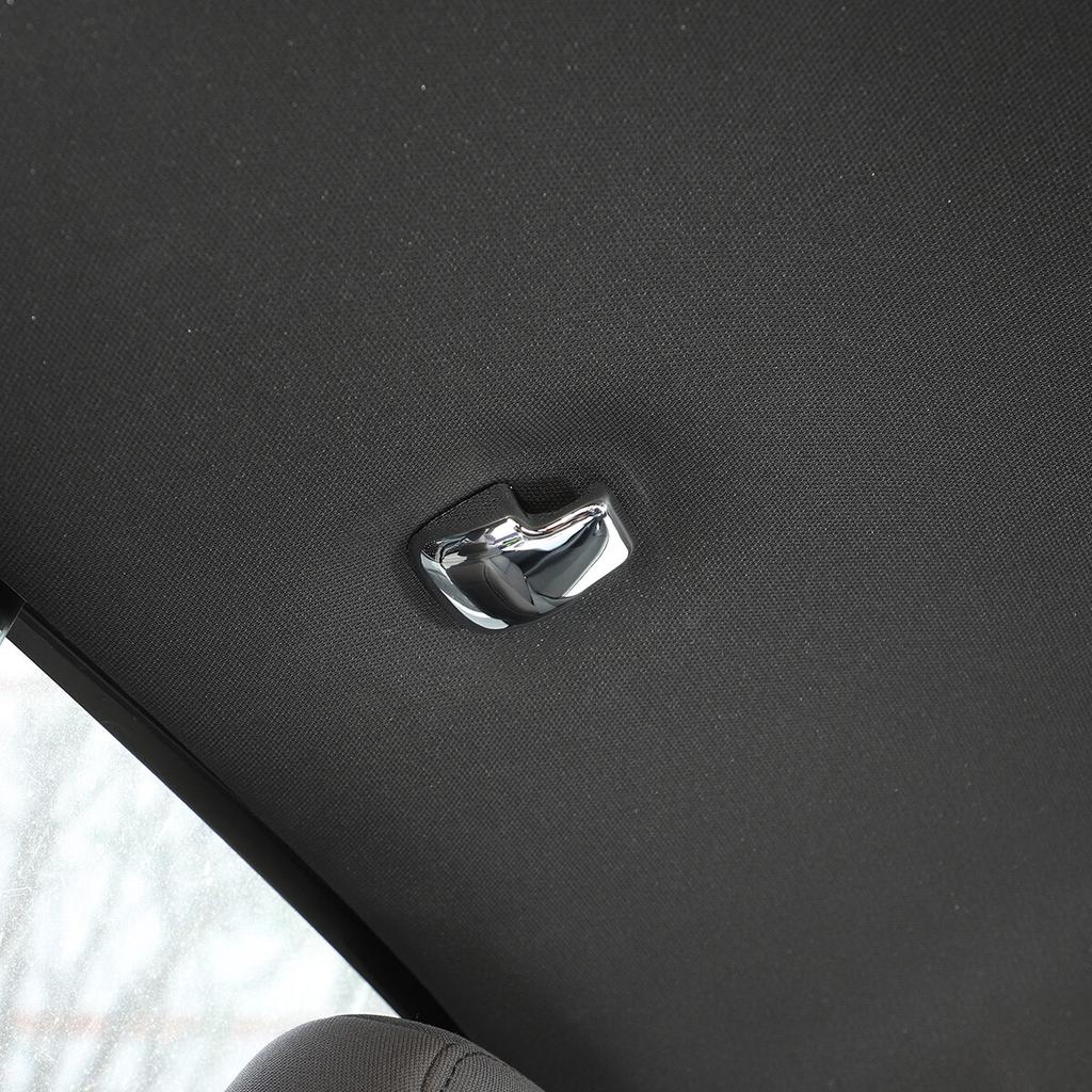 2pcs ABS Sliver Top Roof Side Hook Cover Trim For Toyota Tacoma 16-