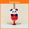 Panda Playful Lantern Plush Keychain Cuddly Stuffed Animal Charm For Your Collection