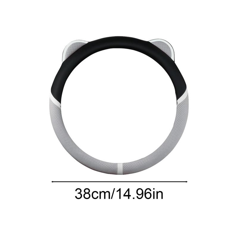 Car Wheel Cover Cute Car Accessories Steering Wheel Cover With Ears Universal Comfortable Car Wheel Protector Cover For Vehicle