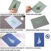 Blue A5 Sun Art Paper Kit Sunprint Kit Cyanotype Paper With Acrylic Panel Solar Drawing Paper Sensitivity Nature Printing Paper