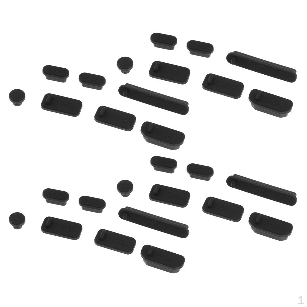 

Заглушка от грязи, Силиконовый набор чехлов для ноутбуков, Пылезащитные заглушки для ноутбуков, ( Аудио SD разъем)