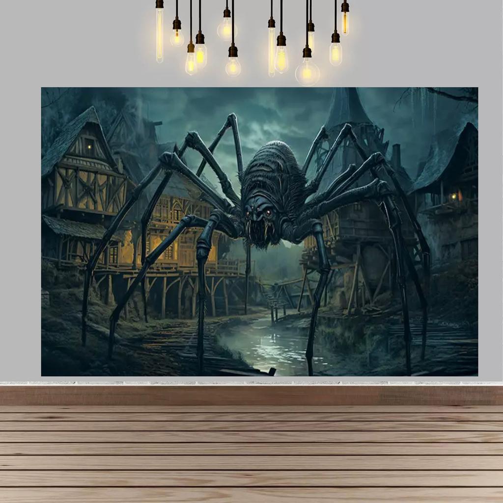 Halloween Party Decor Backdrop Halloween Ghost Bloody And Terrifying Haunted House Ghost Decor Party Supplies Photography Props
