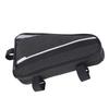 Bike Triangle Frame Bag 1.2L Polyester Fiber Waterproof Bike Under Top Tube Corner Pouch for