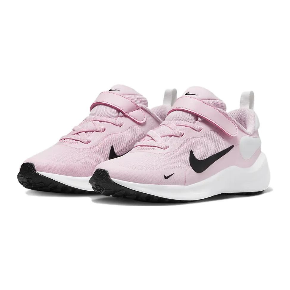 Nike Revolution 7 PS Pink Foam Black Kids Sneakers Summit-White White FB7690-600