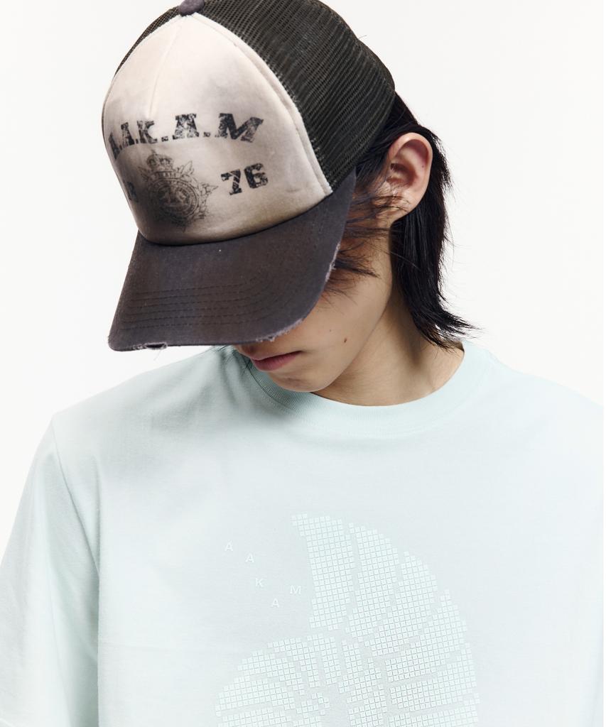 AAKAM Dirty Washed Trucker Cap (Khaki)