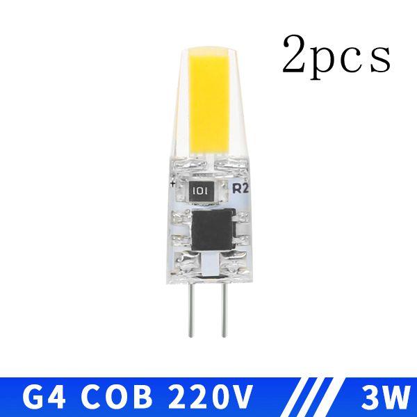 

2pcs/lot G4 G9 E14 LED Bulb COB Replace Halogen Lamp AC DC 12V 220V 360 Beam Angle COB Replace Halogen Lamp Chandelier Warm White
