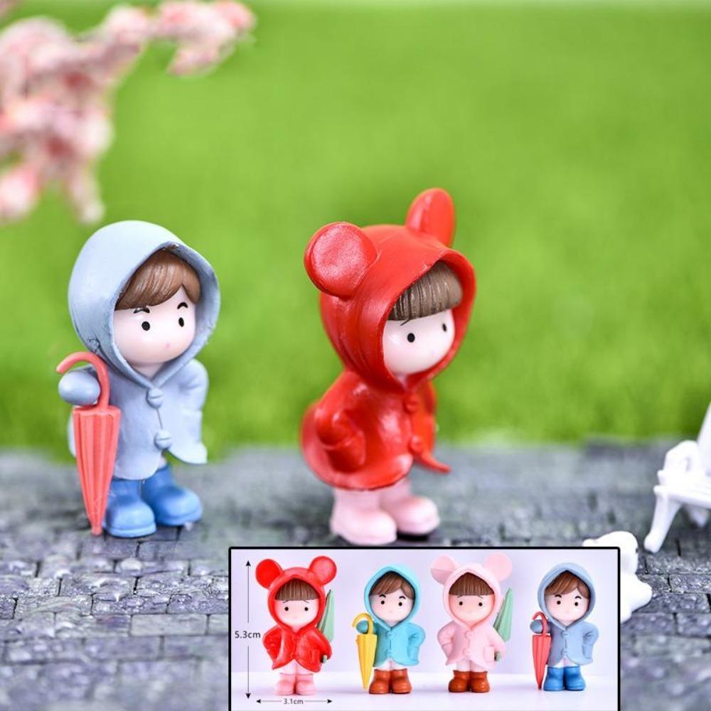 New Lovers Figures Couple Miniature Home Decor People Boy Girl Model Princess Fairy Gnome Valentine's Day Gift Dollhouse