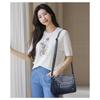 Fashionable Women's Leather Crossbody Bag, Elegant Shoulder Bag, Women's Large Capacity Crossbody Bag, Retro Shoulder Bag, Multi Pocket Shoulder Bag