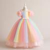 8-12 Years Girls Dress Autumn And Winter New Baby Children Dress Halloween Princess Dress Girls Wedding Party Dress Flower Girl Tutu Skirt