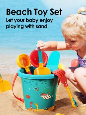 Non-Toxic 18Pcs Summer Beach Set Toys For Kids Digging Sand Plastic Bucket Watering Bottle Shovels Children Beach Water Game Toys Tools