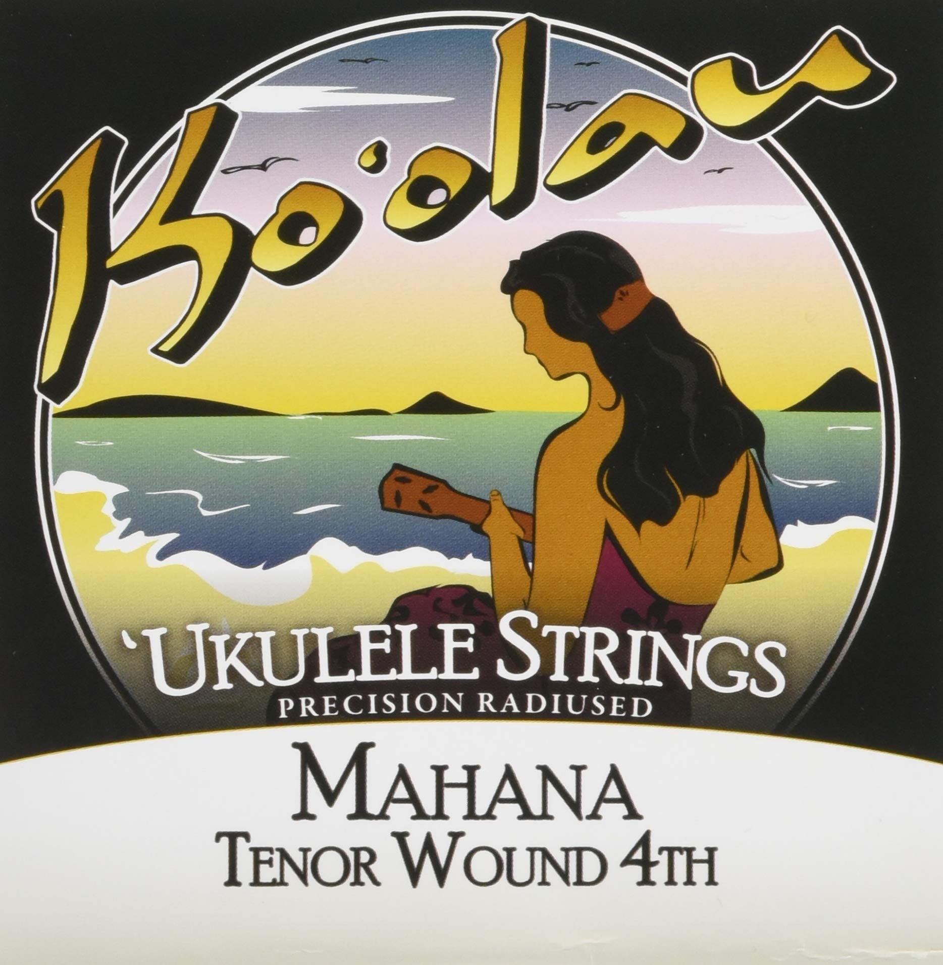 

[KO OLAU STRINGS] MAHANA TENOR WOUND 4TH Tenor Ukulele String Set (Clear Nylon Wound 4th String Only, Low-G)