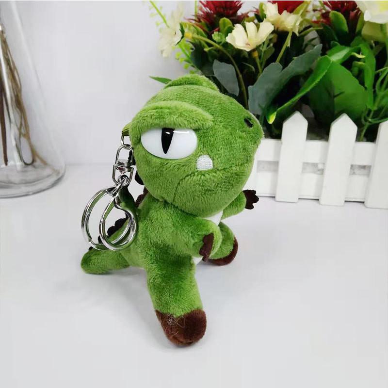 Adorable Cartoon Dinosaur Plush Toy Keychain For Kids Cute Stuffed Animal Gift