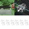 6 Pieces Fish Tank Screen Net Holder Bracket Landscape Net Mounting Holder Multifunctional Transparent Acrylic Bracket