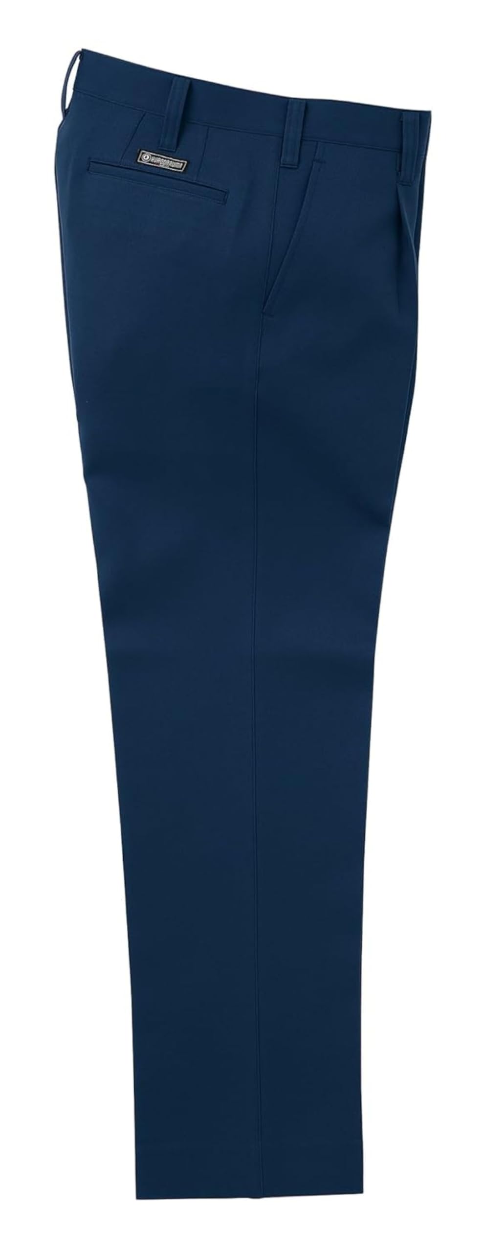 

KURODARUMA Ultra Cotton 96cm Waist One-Tuck Slacks, Stretch, Anti-Static Material, Lining, Navy,