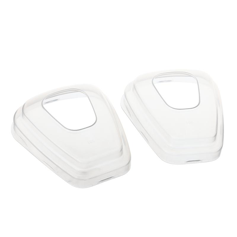 Filter Cotton Cover Filter Cotton Accessories Gas Mask Filter Box Transparent Cover Filter Cotton Buckle Shell