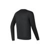 Fila Letter Print Fitness Pullover Knit Sweatshirt Men Sweatshirt Deep-Black A11M411210F-BK
