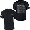 Mens Christian Tshirt Jesus Miracles World Tour Scripture Summer Fashion Casual Cotton Graphic T Shirts Streetwear Tops Tee