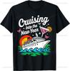 Cruising Into 2026 New Years Eve Party Matching Family T-Shirt Unisex Summer Streetwear Tops Casual Ropa Hombre