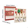 4 Piece Christmas Set, Tableware, Decoration, Cutlery, Teaspoon,