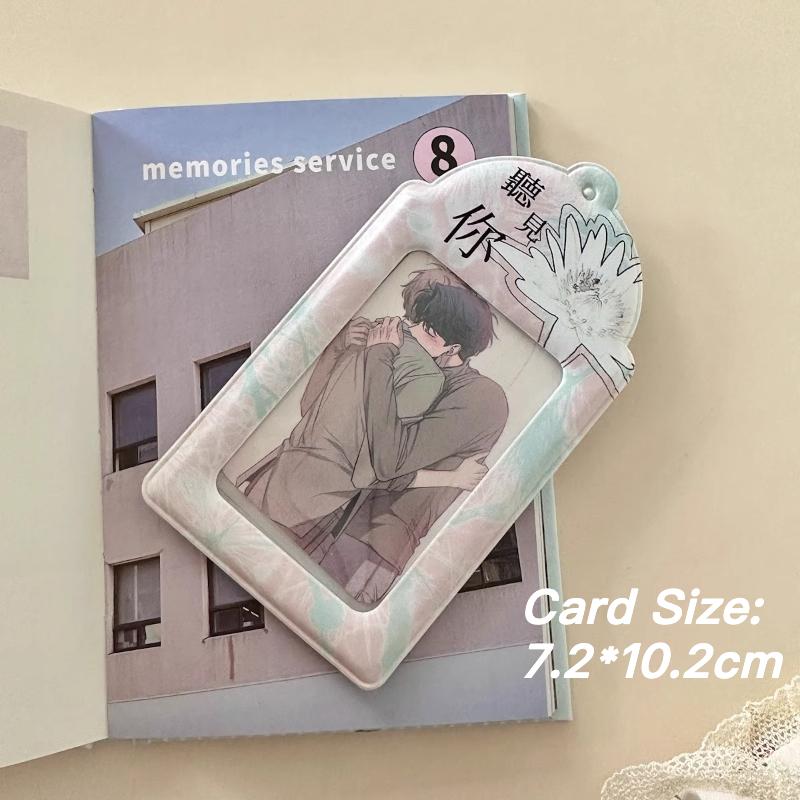 

Original Chinese Style Tree Shadow Photo Frame Polaroid Card Holder Kpop Idol Card Sleeves Protective Cover Girls Bag Pendant