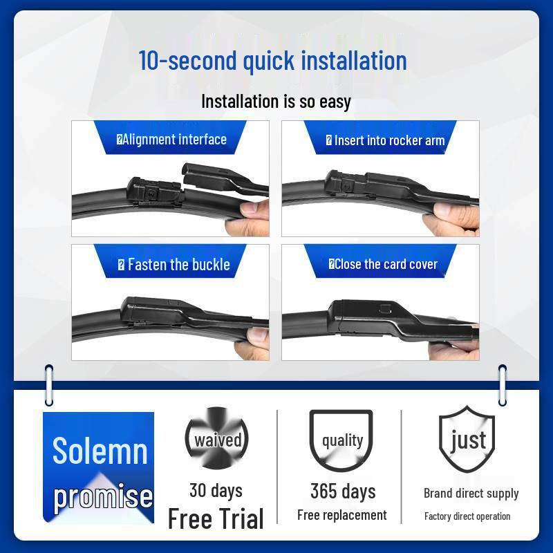 Zotye T300 2017-2019 Front & Rear Wiper Blade Rubber Strip