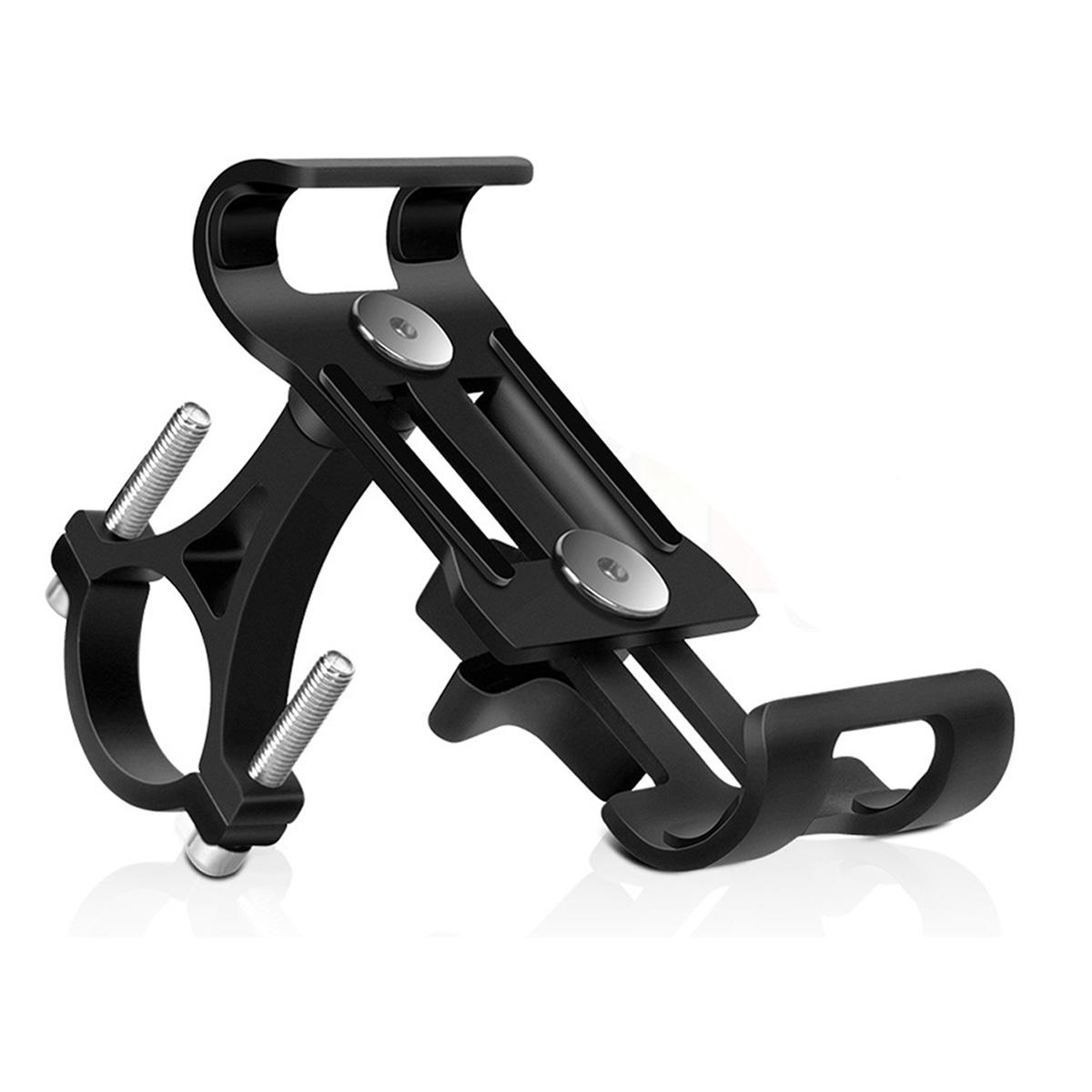 Bike Phone Holder Aluminum Alloy Anti-slip Bracket Metal Motorcycle GPS Clip Universal Cycle Bicycle Phone Stand